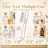 2-in-1 Hair Oil Applicator Comb with Roller Ball