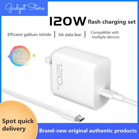 120W flash charger Adapter | Support Fast Charging on All Supported Mobiles