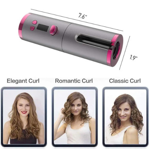 🤩 Cordless Automatic Rechargeable Hair Curler 🤩 | 6 Month Official Warranty 🤩 |