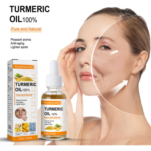 🤩 West Month Turmeric Essential Oil |🤩 Dark Spot Remover and Anti Oxidation Face Serum 🤩
