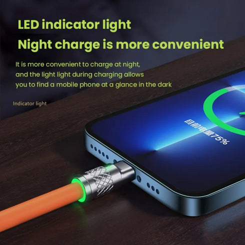 3 in 1 Super Fast Charging Cable 120w for iPhone / Micro Usb / Type-C