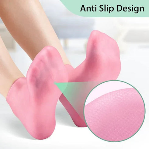 🔥 Flat 50% OFF 😮 | Silicone Moisturizing Socks 🔥