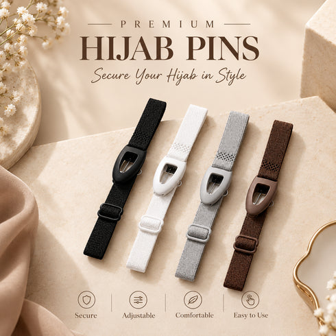 Premium Hijab Pins | Elegant & Secure Scarf Pins