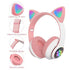 Wireless Cat Ear Headphones With Mic Bluetooth