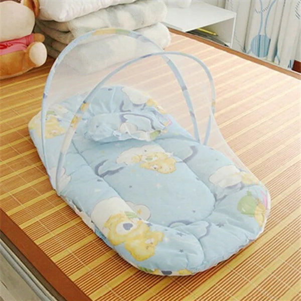 Baby Folding Mosquito Net With Mat and Pillow