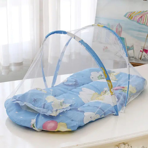Baby Folding Mosquito Net With Mat and Pillow