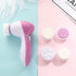 5 in 1 Electric Facial Cleanser Wash Face Cleaning Machine Skin Pore Cleaner Body Cleansing Massage