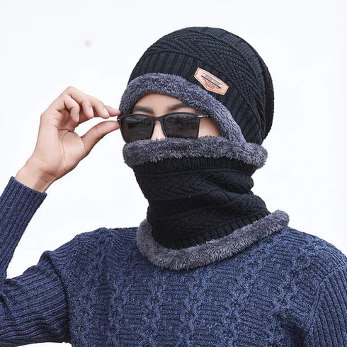 Super Sale!!! 🚀🚀-Flat 50% OFF 😮| Beanie Cap + Neck Warmer 🔥🔥