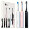 Rechargeable Electric Toothbrush with 3 Replacement Brush Heads