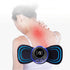 Neck Rechargeable Massager Electric Neck Massage EMS Cervical Vertebral Massage Patch for Muscle Pain Relief