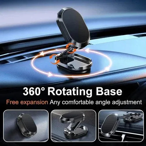 Alloy Folding Magnetic Car Phone Holder | 🔥 LAST DAY SALE 50% OFF 🔥