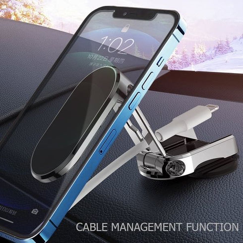 Alloy Folding Magnetic Car Phone Holder | 🔥 LAST DAY SALE 50% OFF 🔥